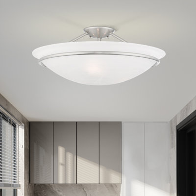 Wilbrecht Glass Semi Flush Mount