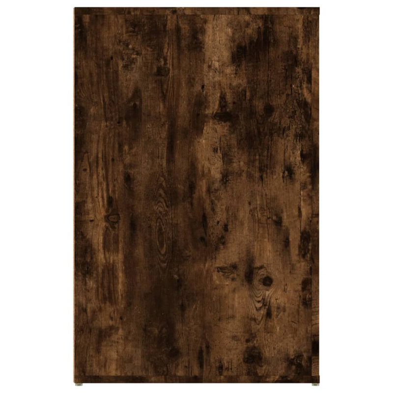 Desk 100X49x75 Cm Engineered Wood, Smoked Oak