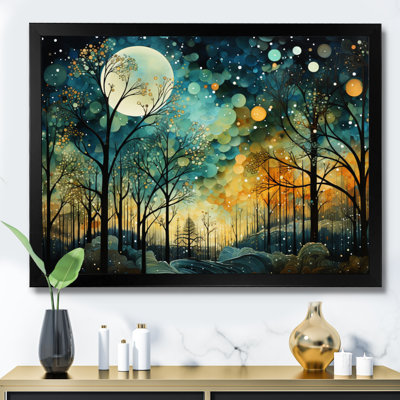 «Enchanted Forest - Abstract Collages», art mural