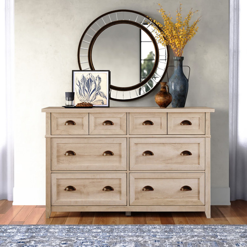 Hulbert 52'' W 6 - Drawer Dresser, White Oak