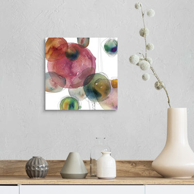 Gouttes de couleur - reproduction d'art sur toile