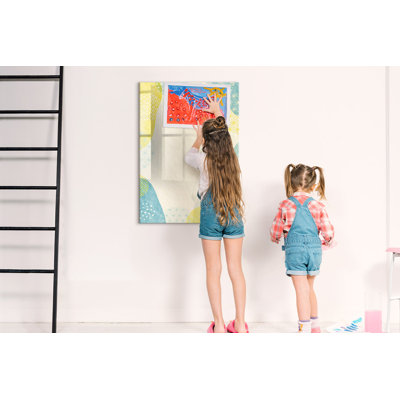 Magnetic Glass Photo Memo Board