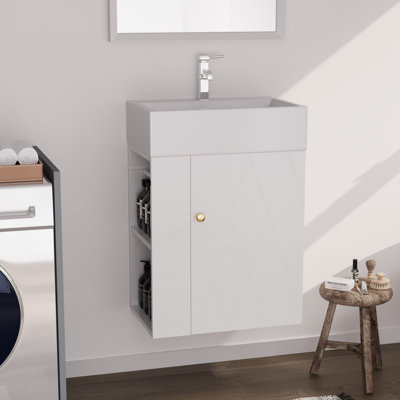 Meuble-lavabo simple