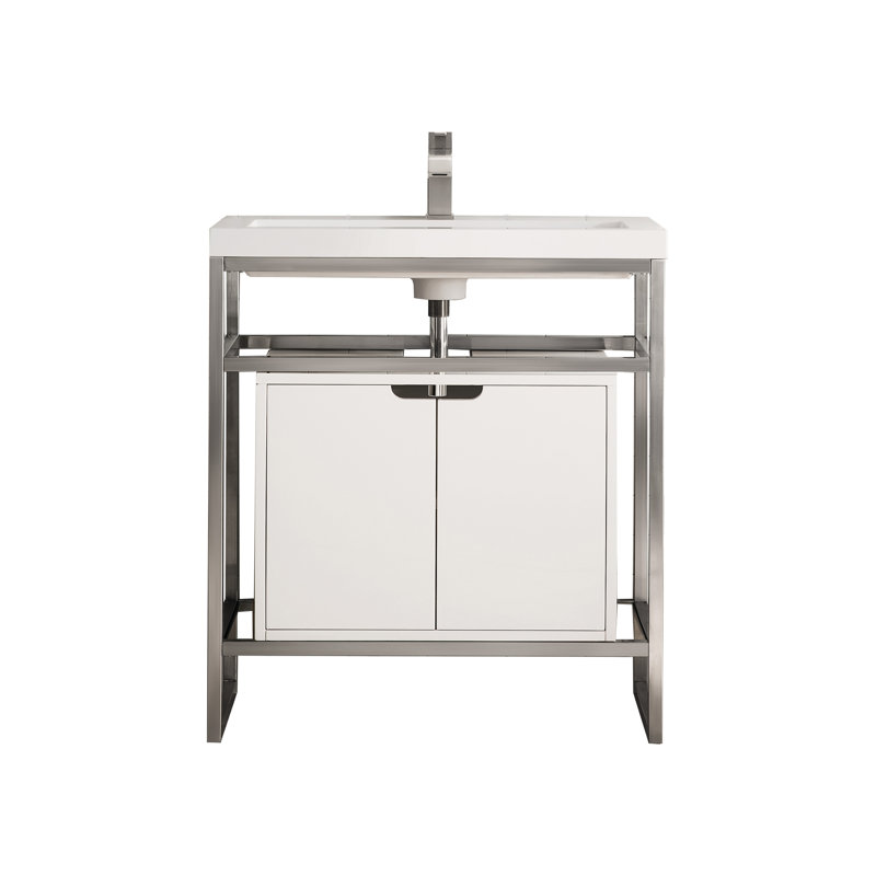 Boston 31.5'' W Single Vanity, Brushed Nickel