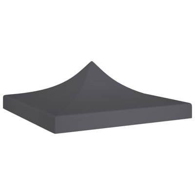 Bronn Dakota Fields Anthracite Fabric Replacement Canopy for Gazebo