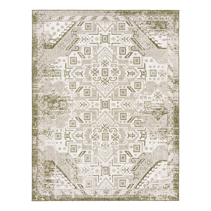 Alvenia Indoor / Outdoor Rug, Rectangle 9' x 12'