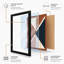 Divided Symmetry Minimalist - Framed Print-851219157-851219159