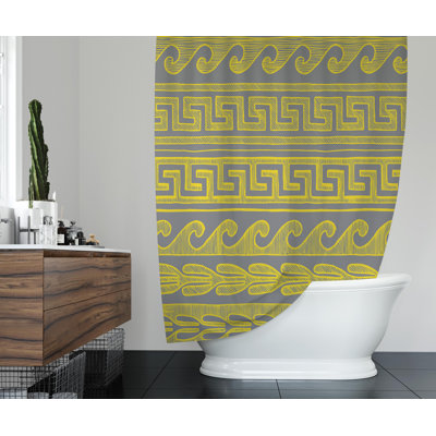 Rideau de douche simple Abubakr