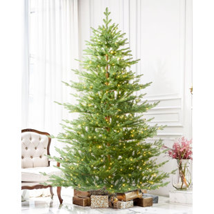 Lighted Artificial Christmas Tree - Stand Included