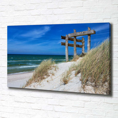 Coastal Dunes - Wrapped Canvas Print