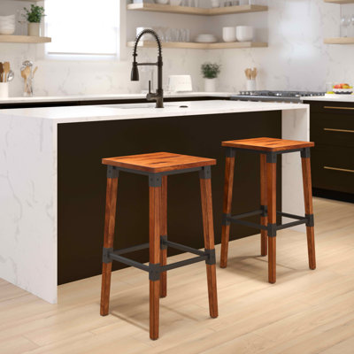 Wood Dining Barstool