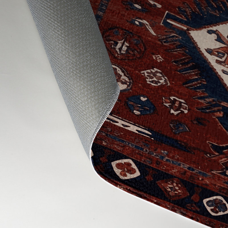 Tapis turc intérieur et extérieur brun, Rectangle 5 pi x 7 pi