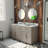 Dexterity 60" Double Bathroom Vanity Set-86914437