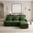 Green+3Seat+1Ottoman