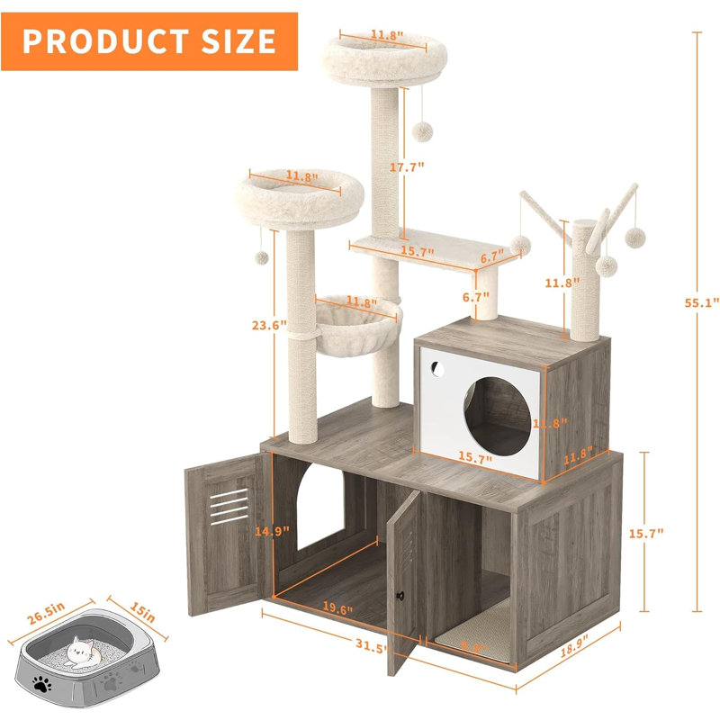 Litter Box, Gray