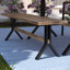 Lipp Powder Coated Steel Outdoor Bench