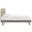 Grand lit plateforme avec pieds angulaires noirs Sidney Cane and Wood-1000349800-1000349717