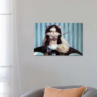 «Breakfast at Tiffany’s» par Lucia Heffernan, peinture sur toile tendue