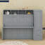 Grand lit escamotable avec placard et tiroirs-75144637