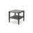 Vistano 7 Piece Sunbrella Outdoor Motion Fire Seating Set - Gray