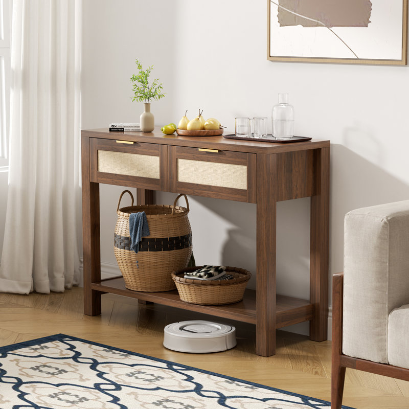  39.4'' Console Table, Walnut