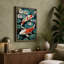 Koi Among Water Lilies Japandi - Print-136765833-136765829