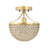 Crystal Semi Flush Mount