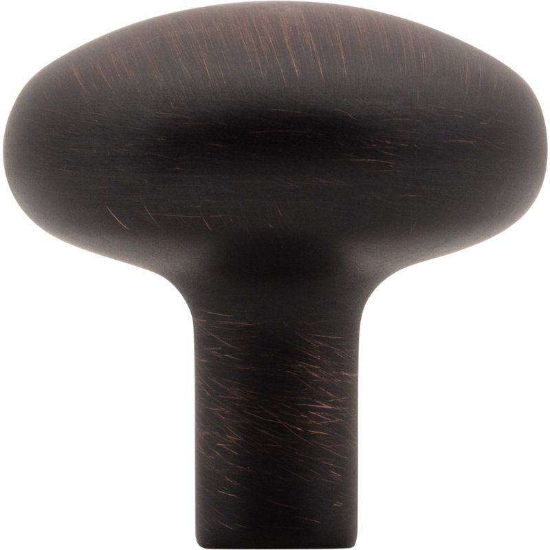 Loxley Mushroom Knob, Burshed Oil Rubbed Bronze