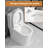 Small Dual-Flush Round One-Piece Toilet (Seat Included)