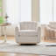 Fauteuil demi-tonneau pivotant surdimensionné rembourré-1580655168