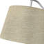Lampe murale avec bras pivotant 1 lumière Ryleigh en étain blanc moderne-106900592-106900591