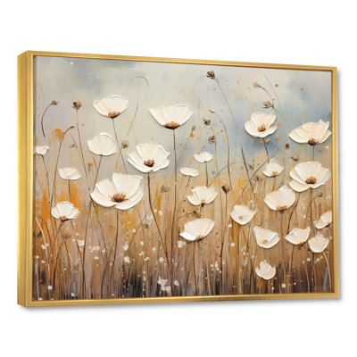Beige fleurs de jardin murmures III