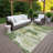 Machine Washable Indoor/Outdoor Kerwin ACN2372 Abstract Rug-1277564033