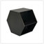 Table d'appoint 47,24 po Hexagonal-120938726