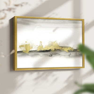 Gold on the Horizon I -Framed Print - Restickable