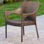 Chaise d'extérieur en résine, 52637,00MBRN KD MP4