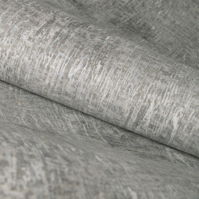 Rouleau de papier peint L 33 pi x l 21 po Crafted Silky, Gris ardoise