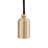 Porcelain III Pendant Light In Brass