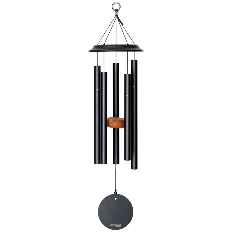 Shenandoah Melodies Aluminum Wind Chime, Noir, H 26 po x l 6 po x P 6 po