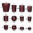 5'' H Glass Tabletop Votive Holder-823375030