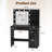 39.3" W Manufactured Wood Vanity Set with LED Mirror and Charging Station -1979702936