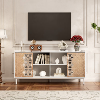 Buffet de rangement à porte coulissante