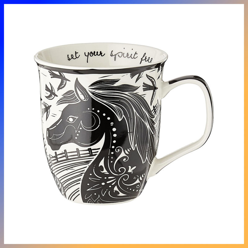 14Oz Artisan Boho Mug Elevate Your Cozy Moments With This Stunning Black And White Ceramic Mug—A Must-Have Winter Essential ❄️. Designed With Artistic Bohemian Elegance, It Combines A Deep Matte Black Finish With Charming Minimalist Patterns.