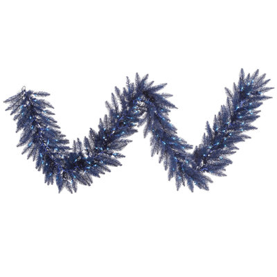 108'' in. Lighted Faux Garland