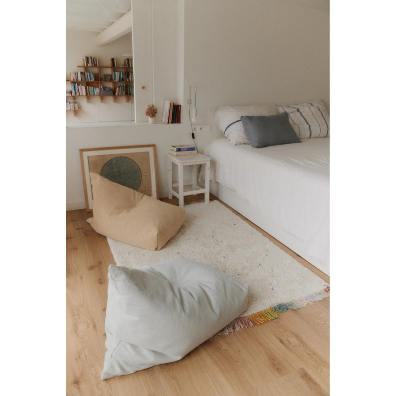 Fauteuil à billes exclusif en ligne, Mélange de coton doré