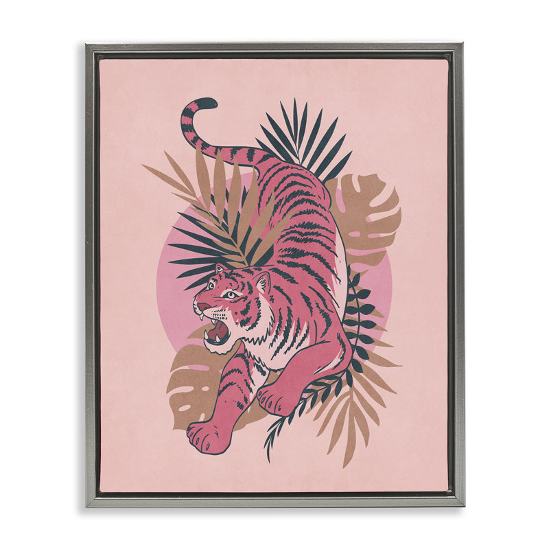 Art mural sur toile Floater par Taly, Cadre flottant gris lustré, H 21 po x l 17 po