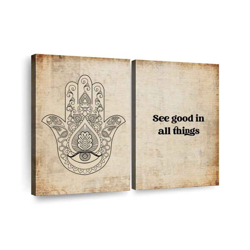 «See Good Quote», reproduction d'art sur toile, H 36 po x l 49 po x P 1,25 po
