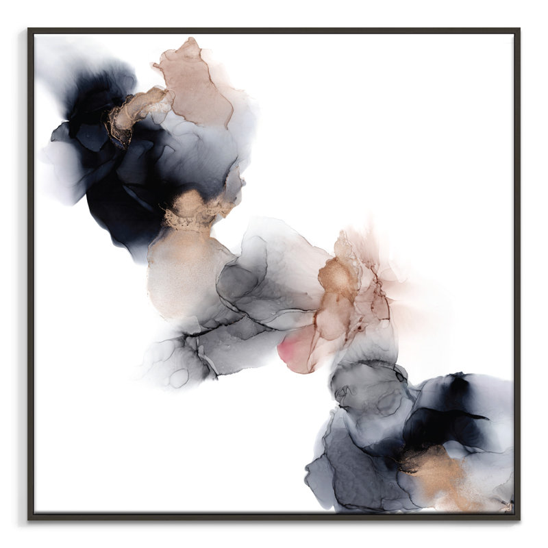 Fern Siebler A Fine Line by Fern Siebler - Print on Canvas, Black Framed, 103.5cm H x 103.5cm W x 4cm D