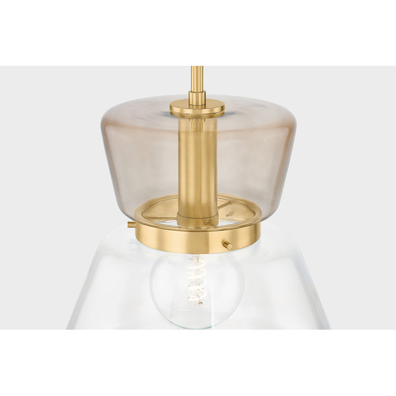 ELODIE PENDANT, Brass, 10"