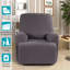 Housse pour fauteuil inclinable à coussins carrés/rectangulaires-189624715
